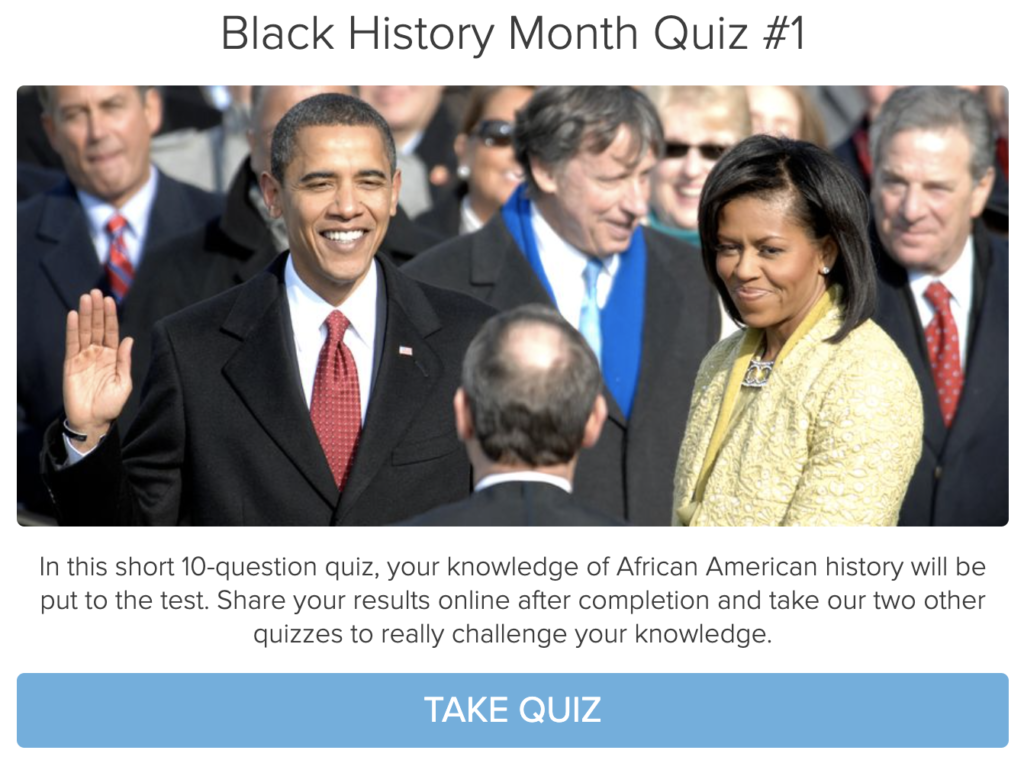 BHM - Quiz one