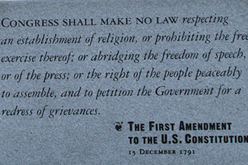Virtual Field Trip - introduction to the First Amendment