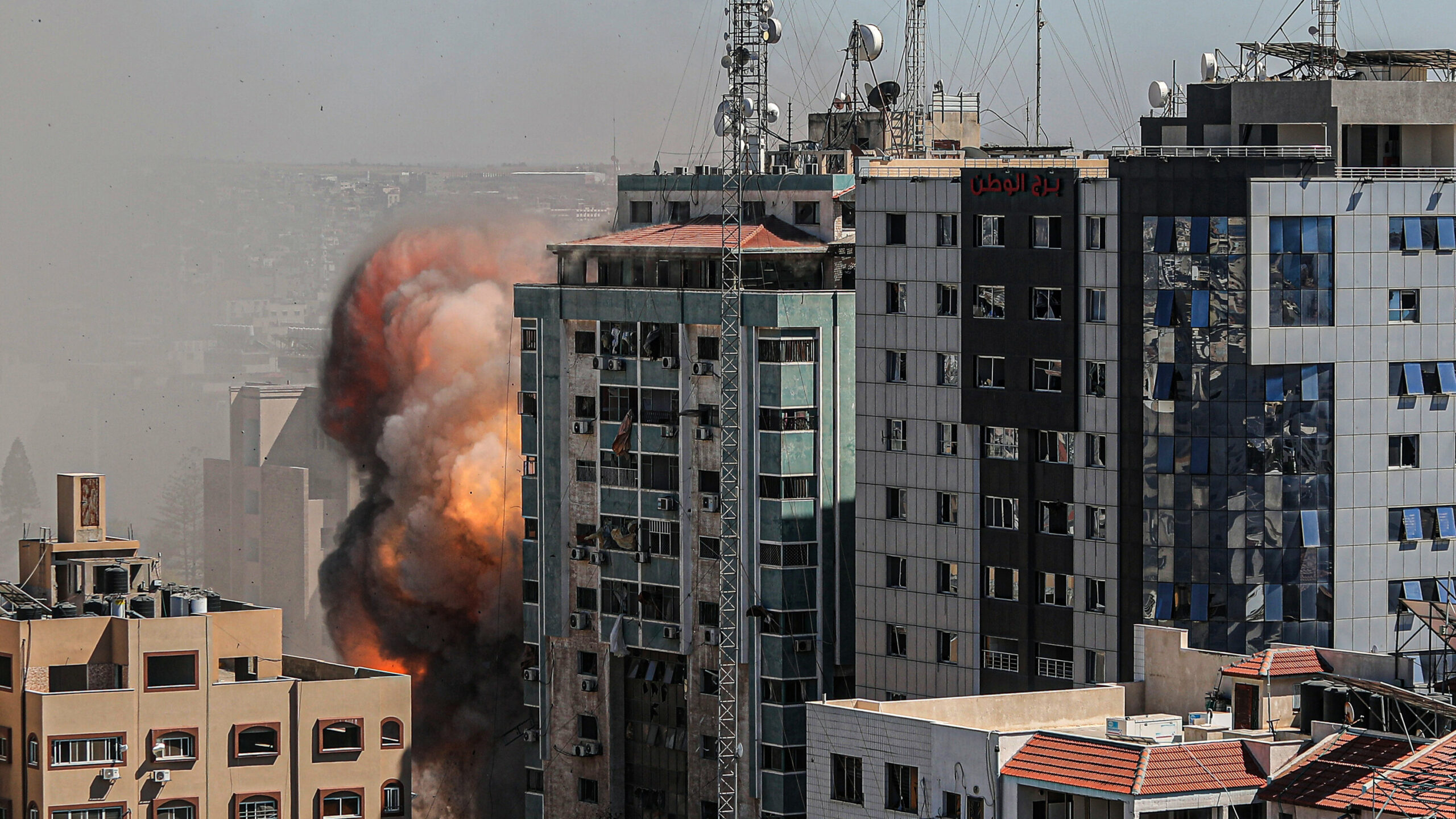 Airstrike attack on building that housed The Associated Press, source: New York Times