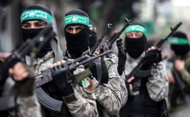 Armed members of the Palestinian Hamas, source: AFP